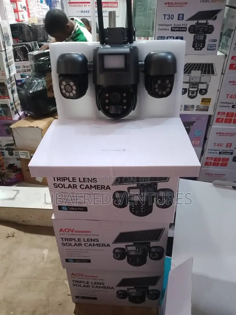 Intelligient Three Lens Solar Camera