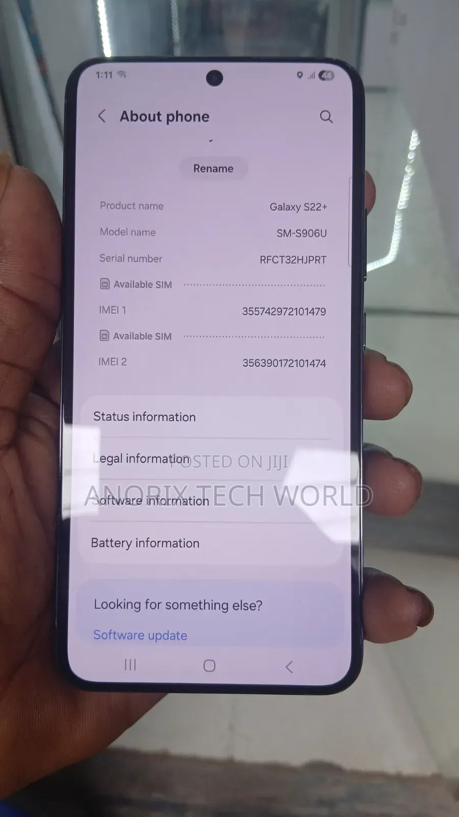 Samsung Galaxy S22+ 5G 128 GB Black