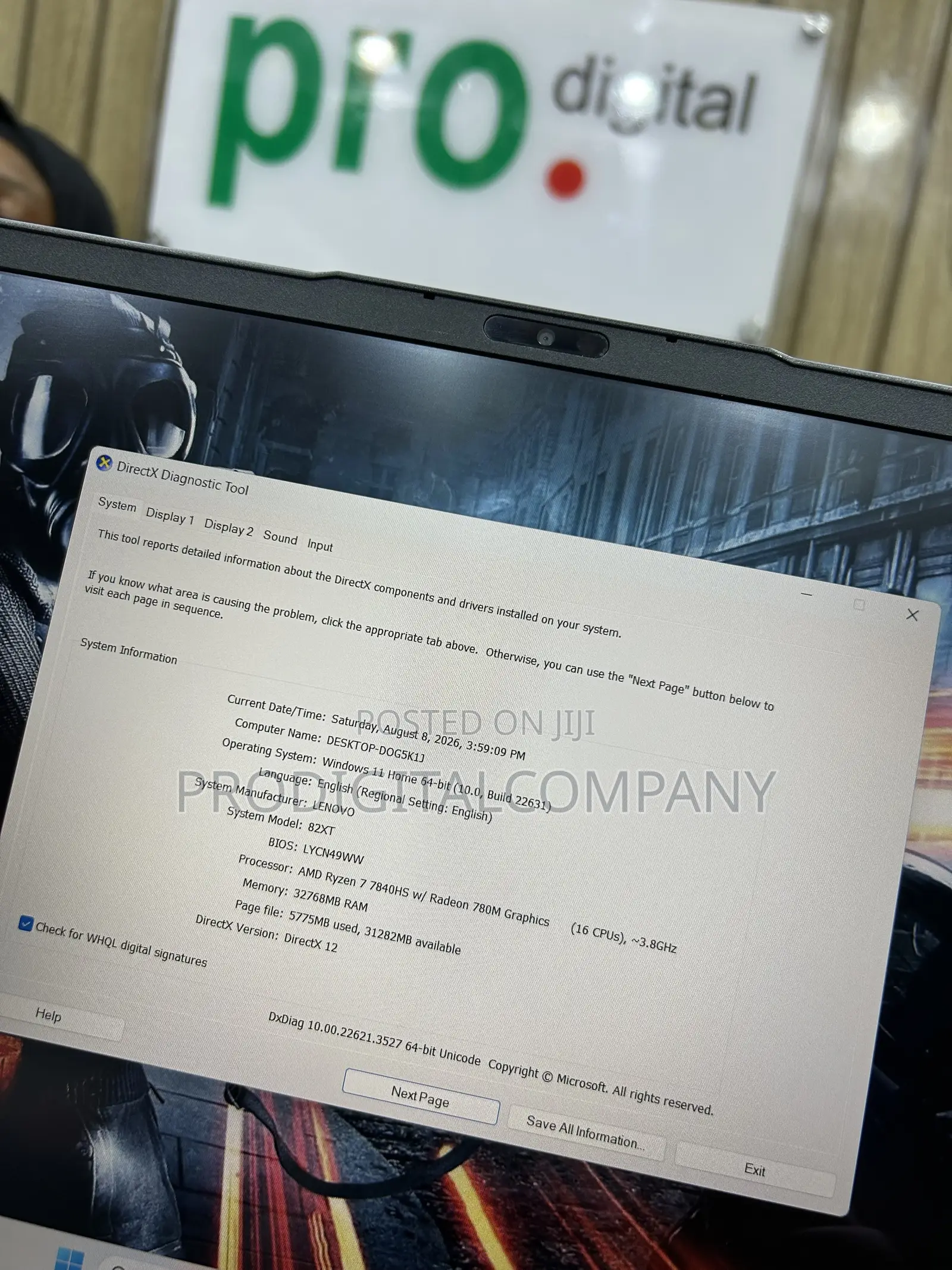 Laptop Lenovo LOQ 15AHP10 32GB AMD Ryzen 7 SSD 1T