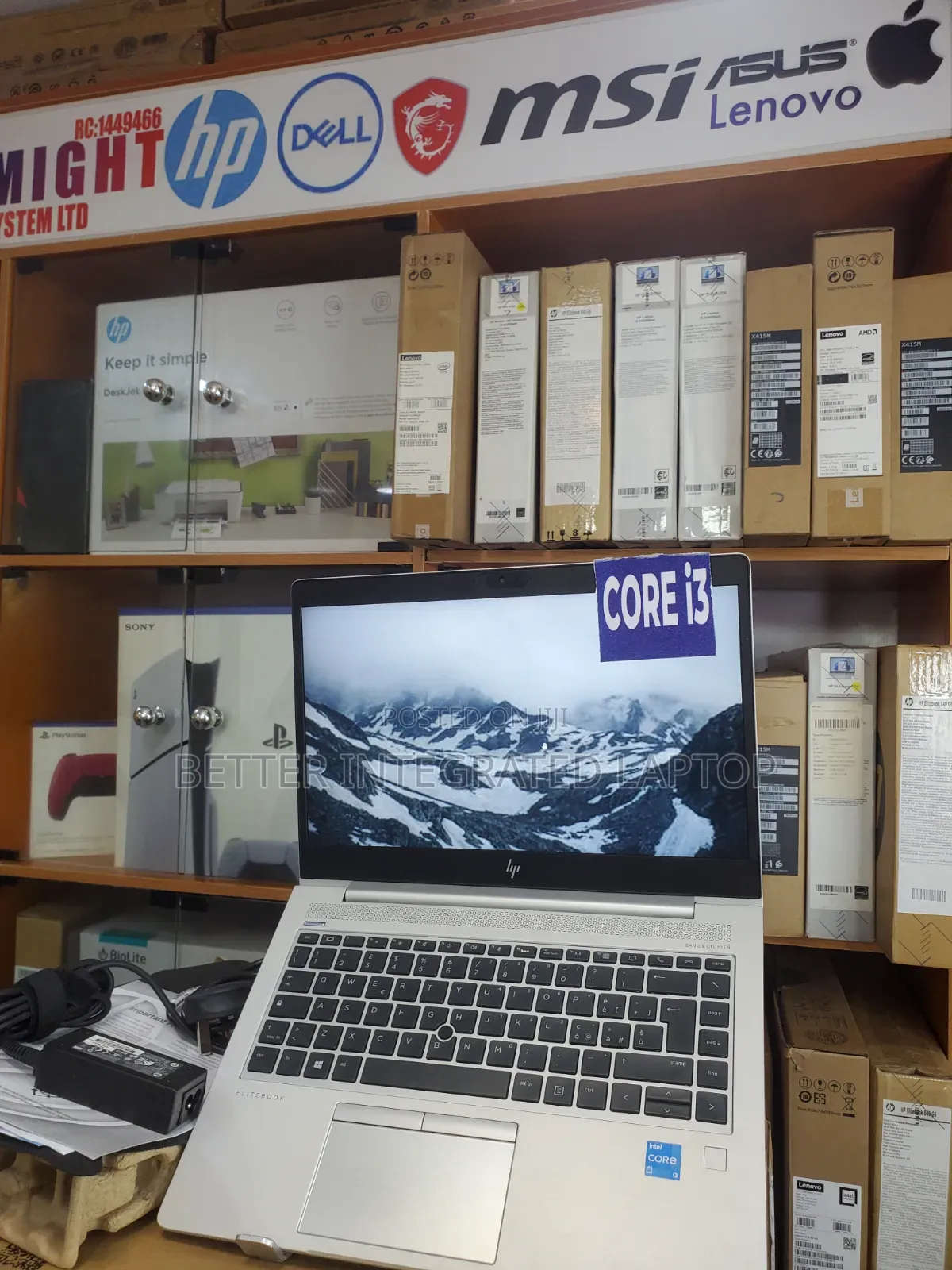 New Laptop HP EliteBook 720 G2 12GB Intel Core i3 SSD 256GB