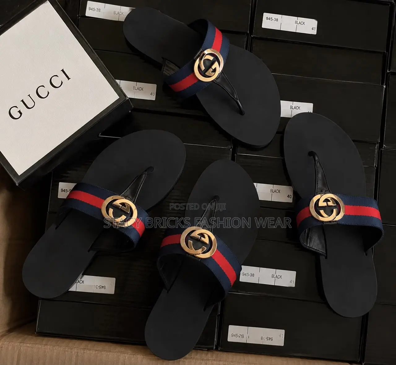 Gucci Slippers Comes With Branded Box
