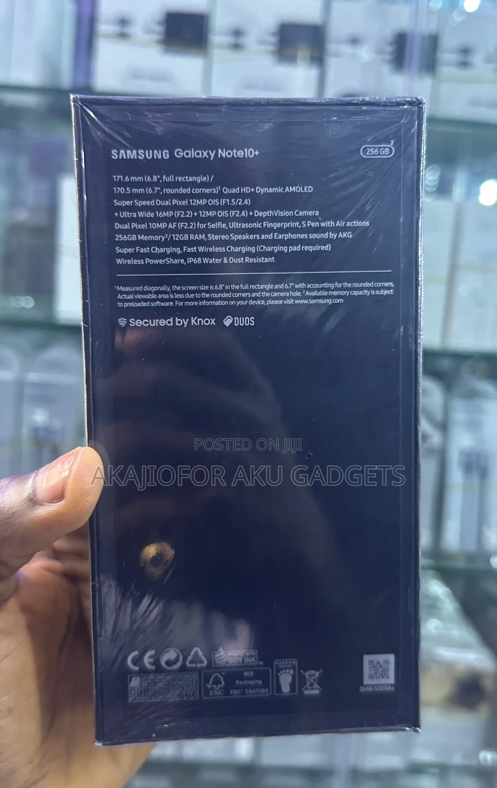 New Samsung Galaxy Note 10 Plus 5G 256 GB Silver