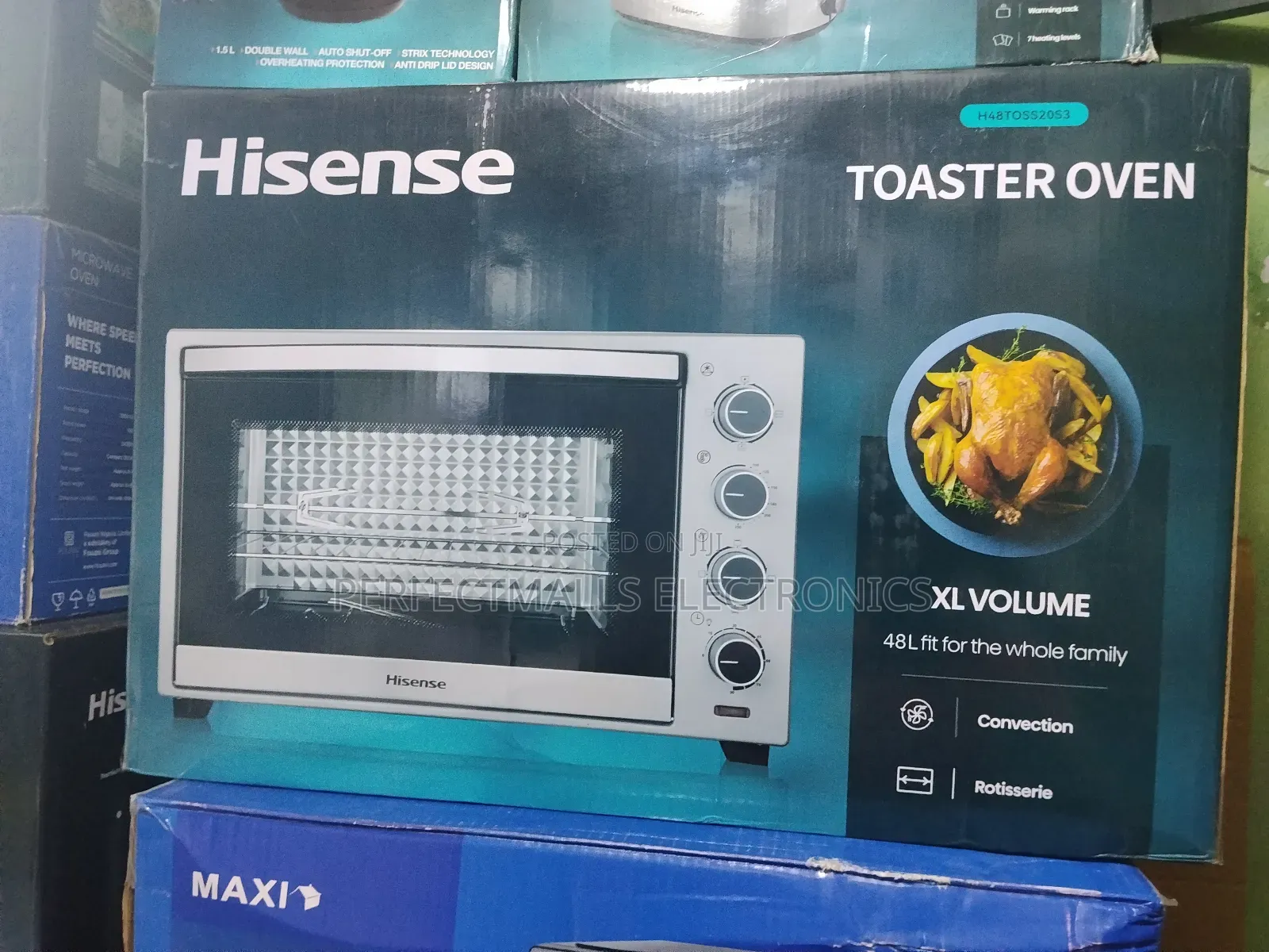 Hisense H48TOSS20S3 48L Toaster Oven