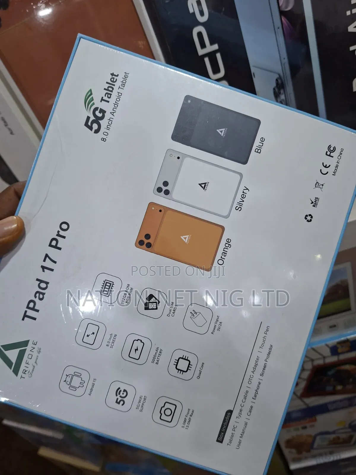 New Trifone TPad 17 512 GB Black