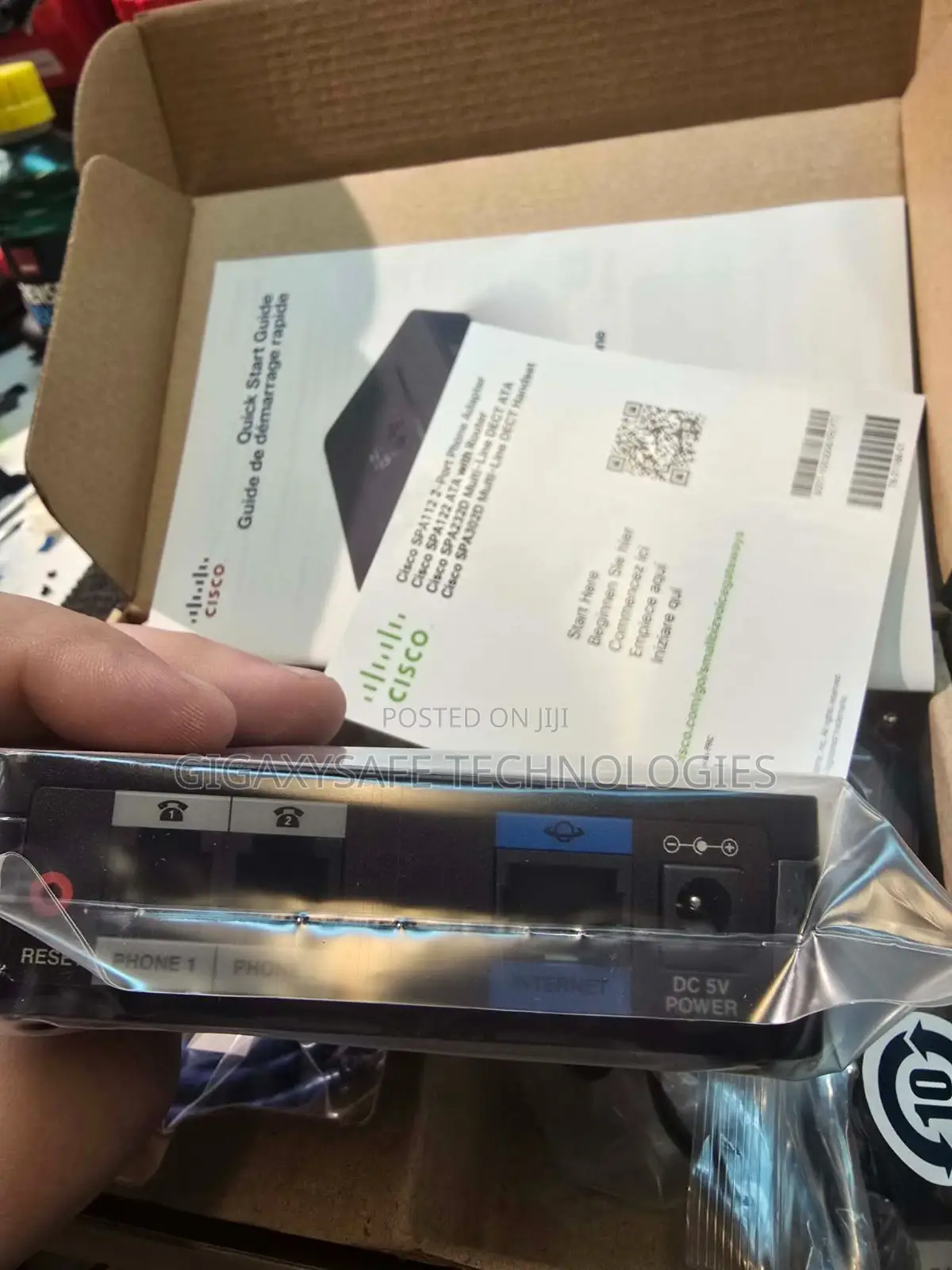 Cisco SPA112 VoIP/SIP ATA/Telephone Adapter W/ 2-FXS Ports