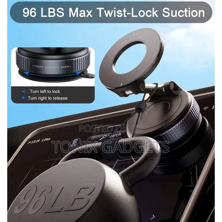 Strong + Portable Magnetic Phone Mount