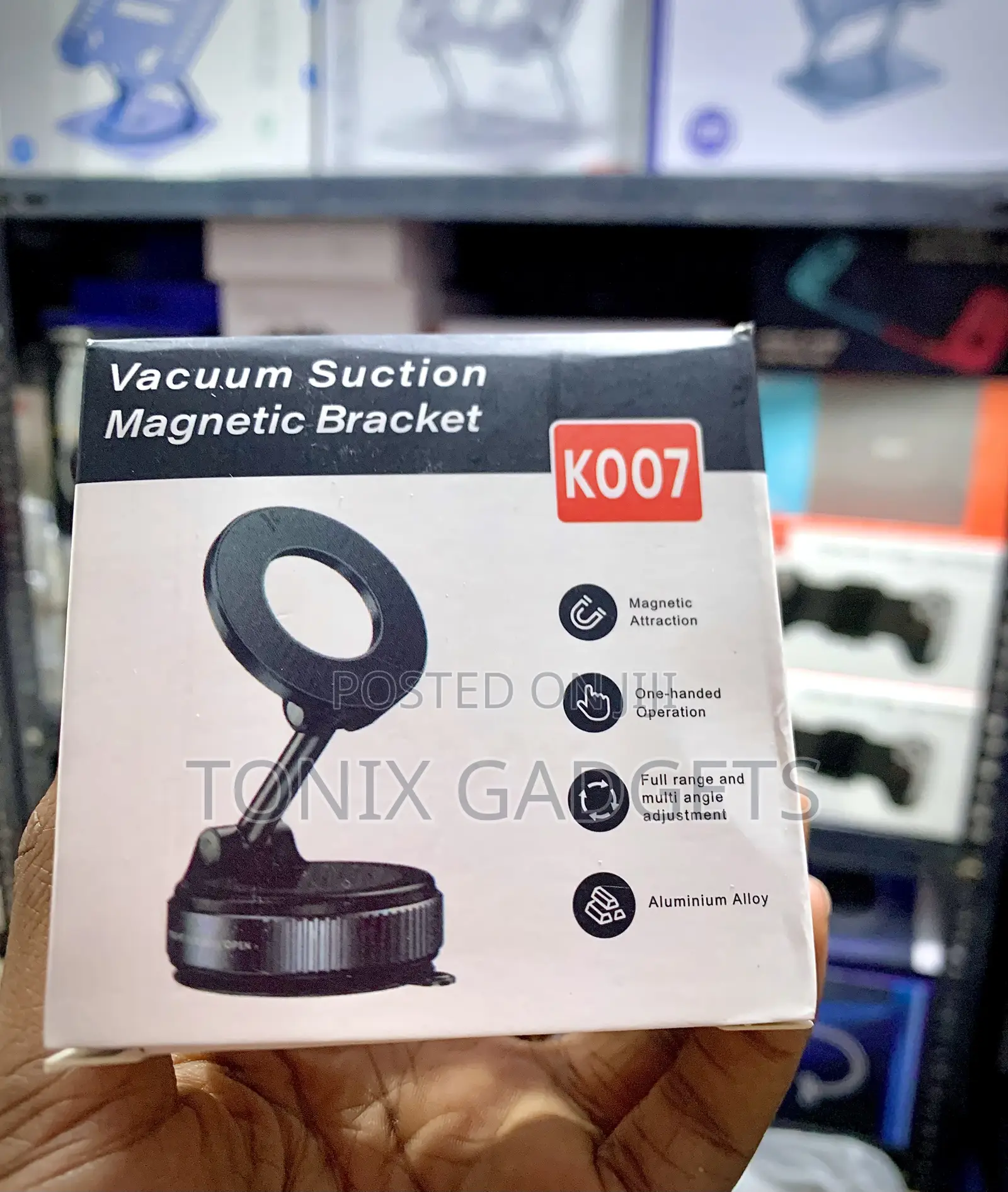 Strong + Portable Magnetic Phone Mount