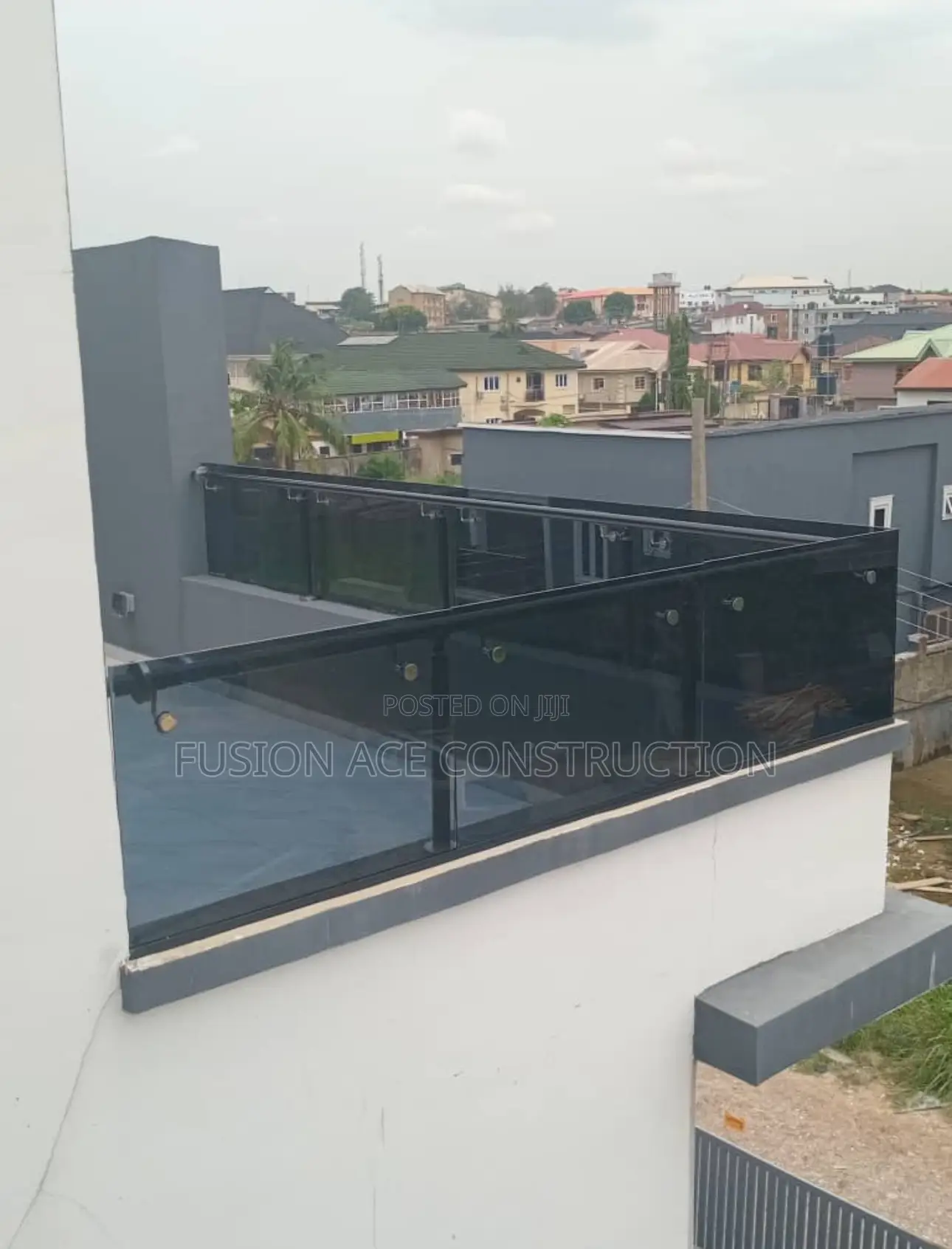 Balcony / Staircase Glass Handrails in Various Colors