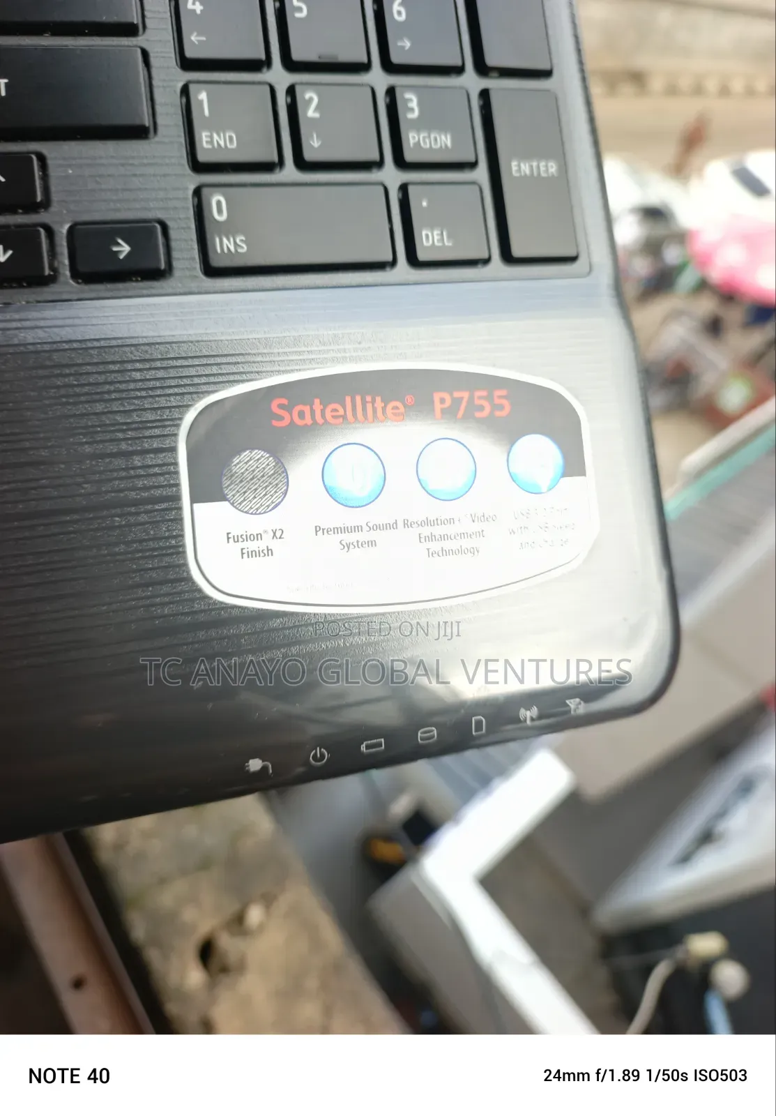 Laptop Toshiba Satellite P755 8GB Intel Core i7 HDD 500GB