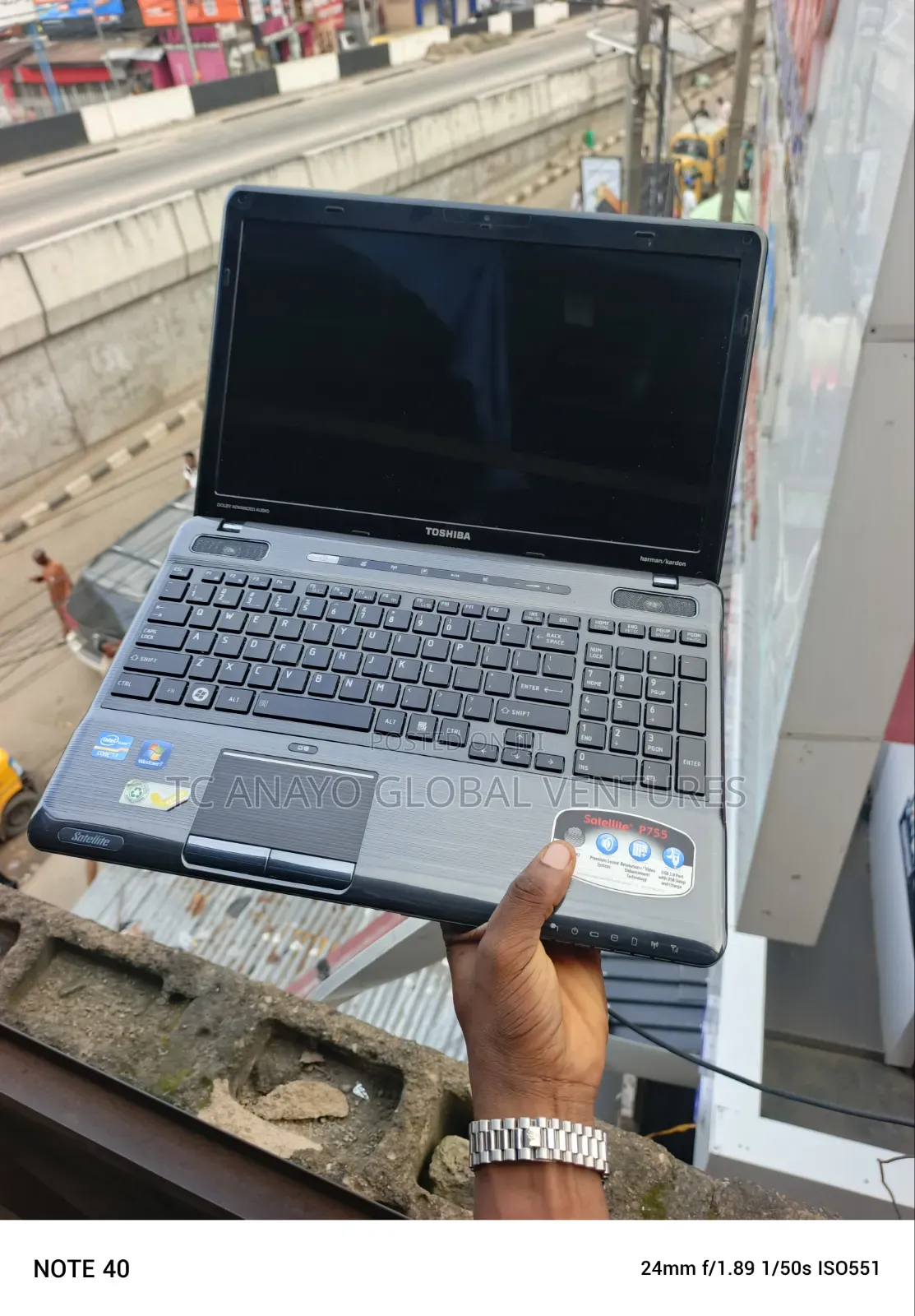Laptop Toshiba Satellite P755 8GB Intel Core i7 HDD 500GB