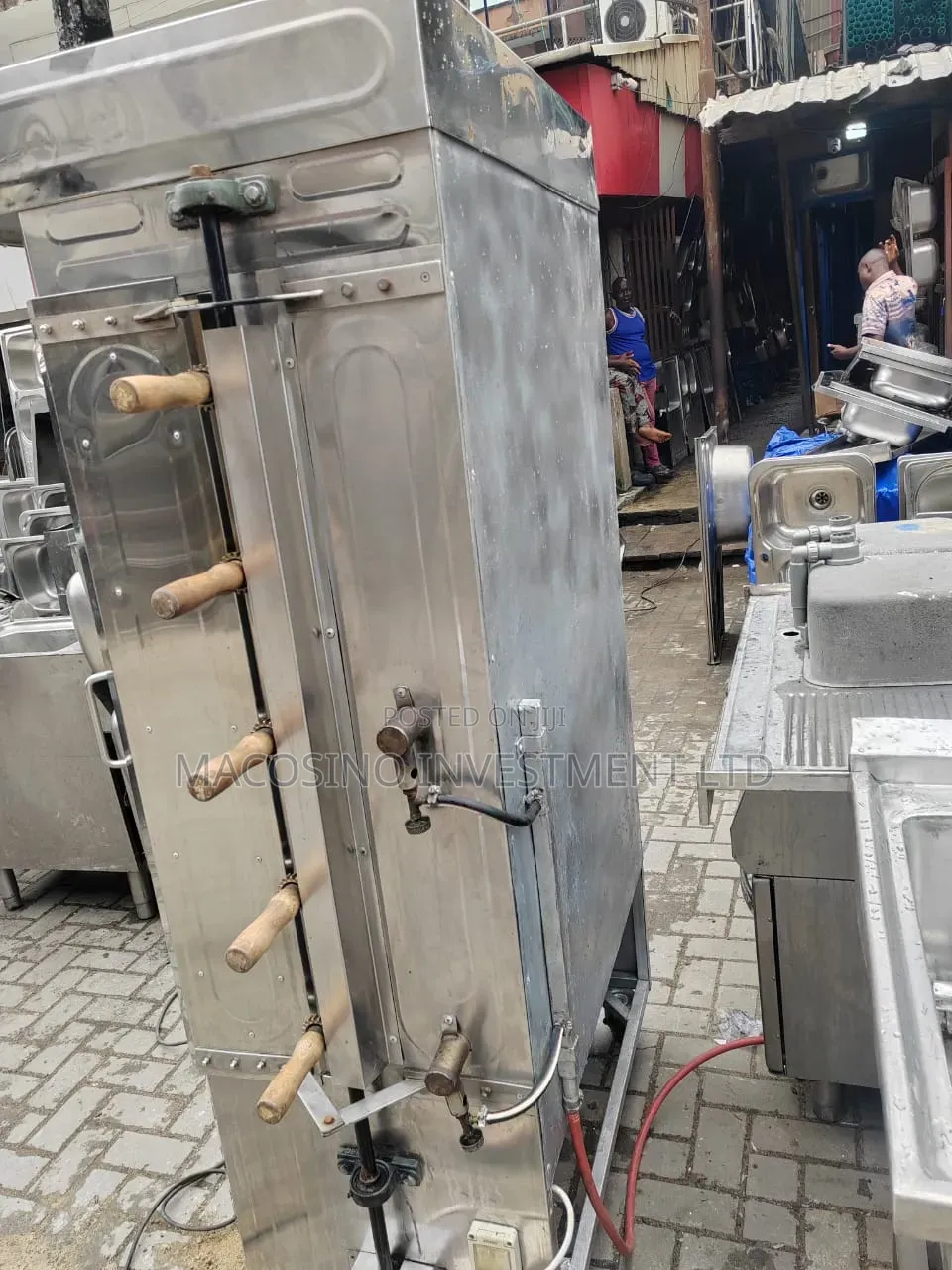 Stainless Steel Commercial Rotisserie Chicken Grill Machine