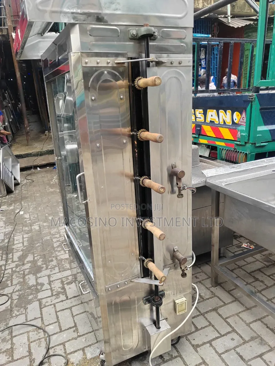 Stainless Steel Commercial Rotisserie Chicken Grill Machine