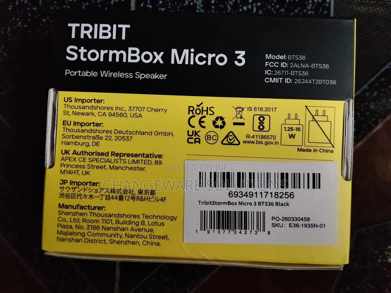 Tribit Stormbox Micro 3
