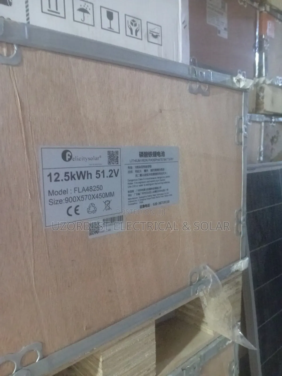 12.5kwh 51.2v Felicity Lithium Battery