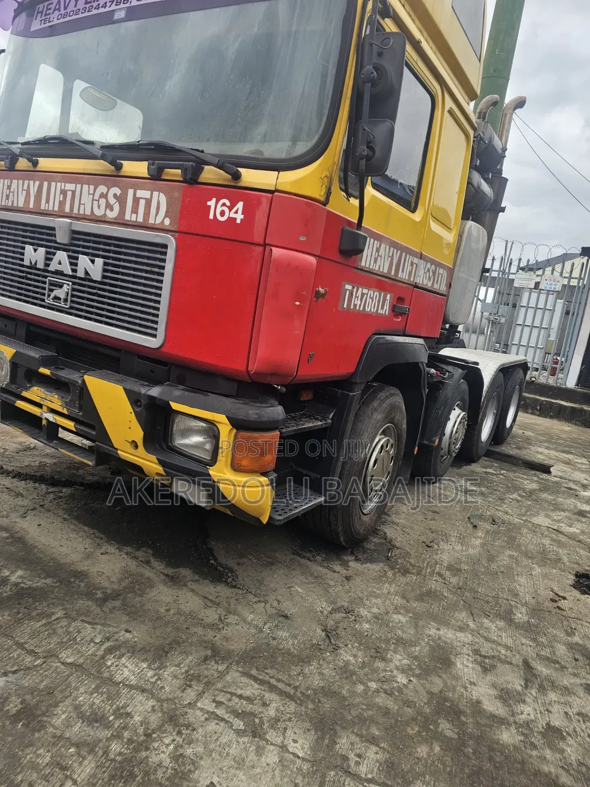 Man Truck 12tire Nigeria Uesd