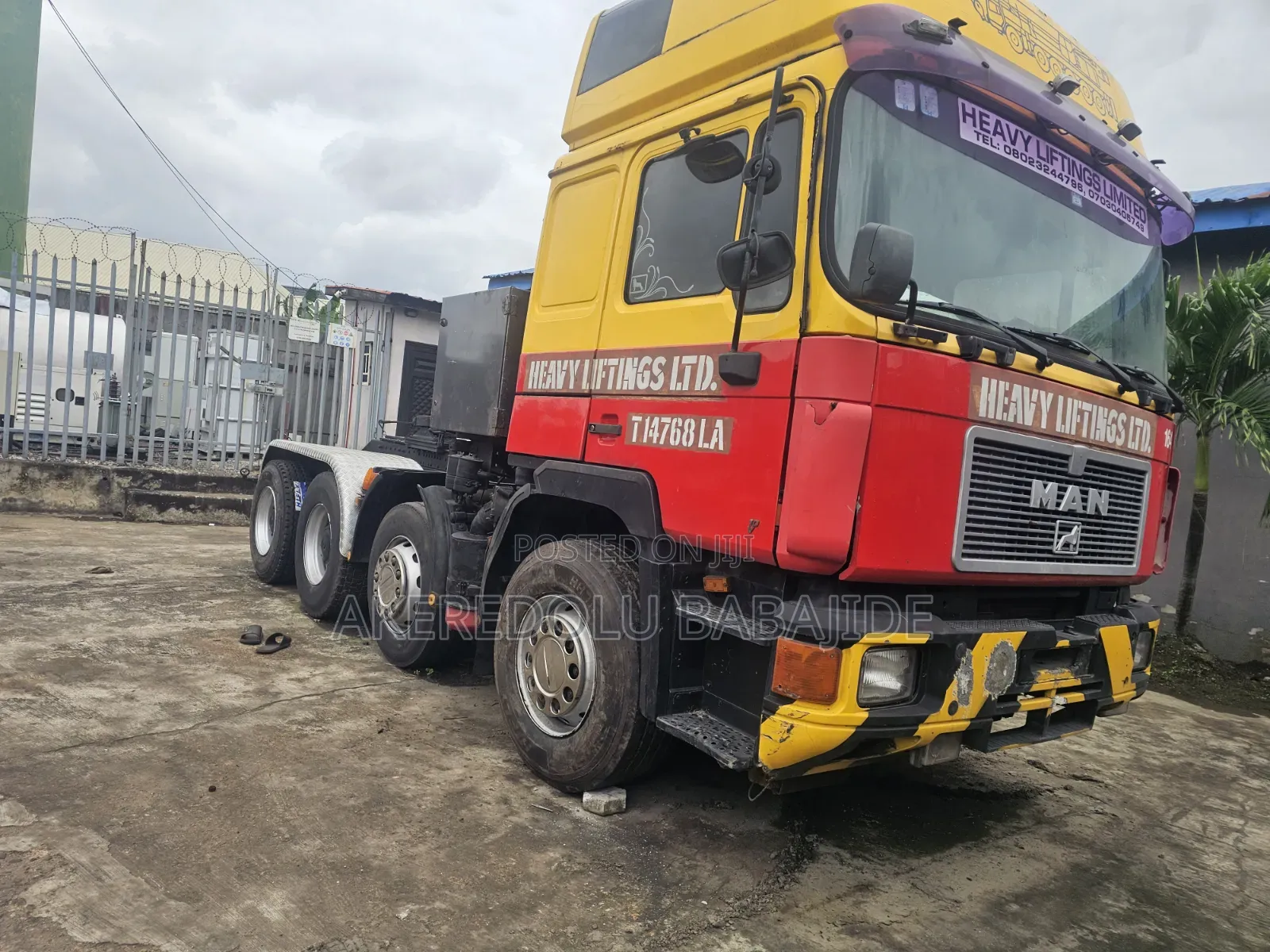 Man Truck 12tire Nigeria Uesd