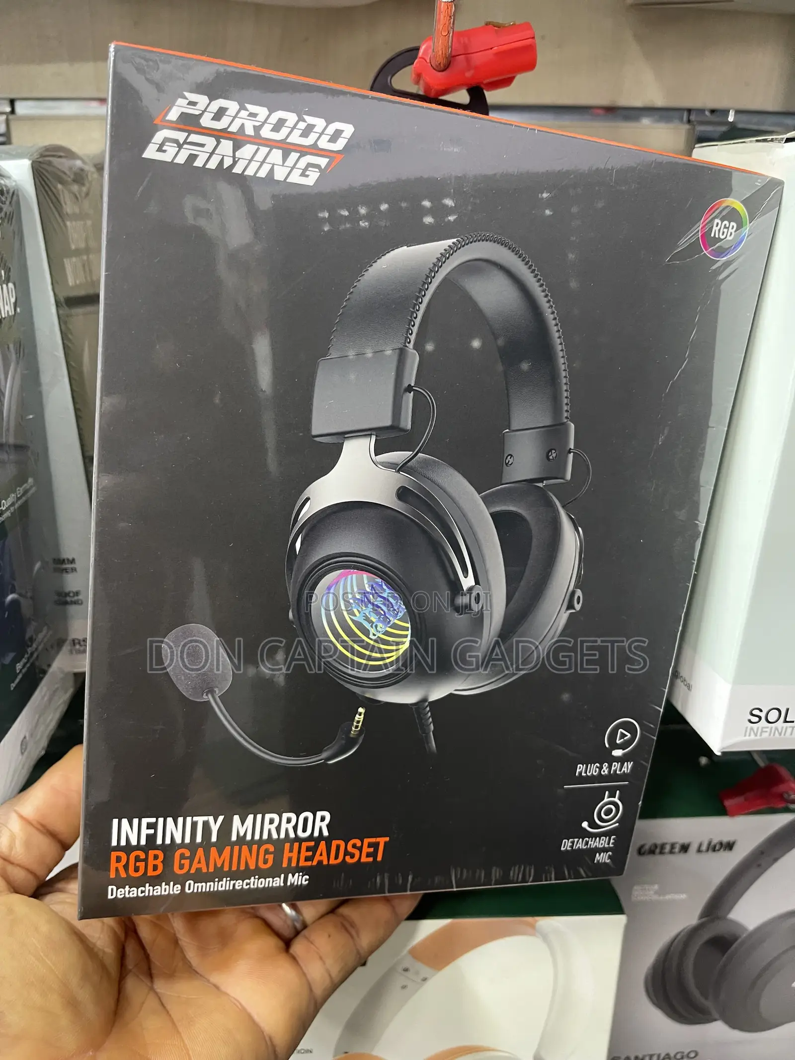 Porodo Infinite Mirror Gaming Headset RGB