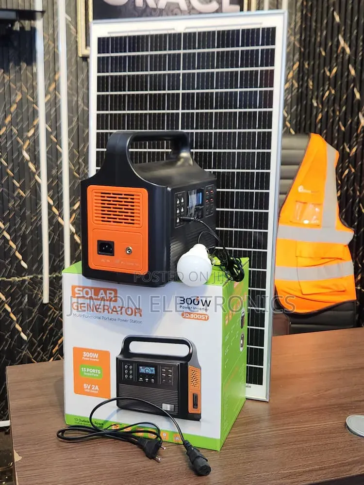 Powerful 300w All in One Solar Generator