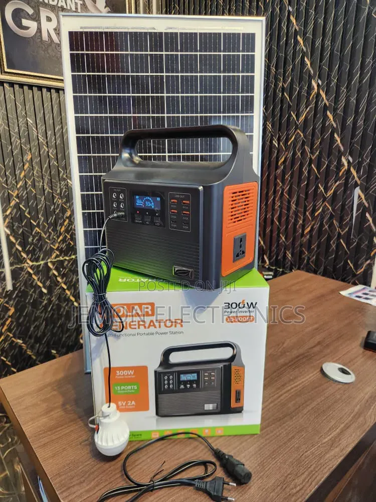 Brand New 300w Solar Power Generator With 50w Solar Panel