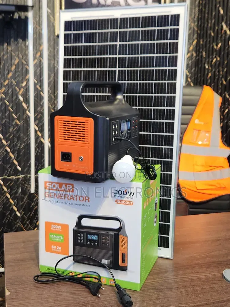 Brand New 300w Solar Power Generator With 50w Solar Panel
