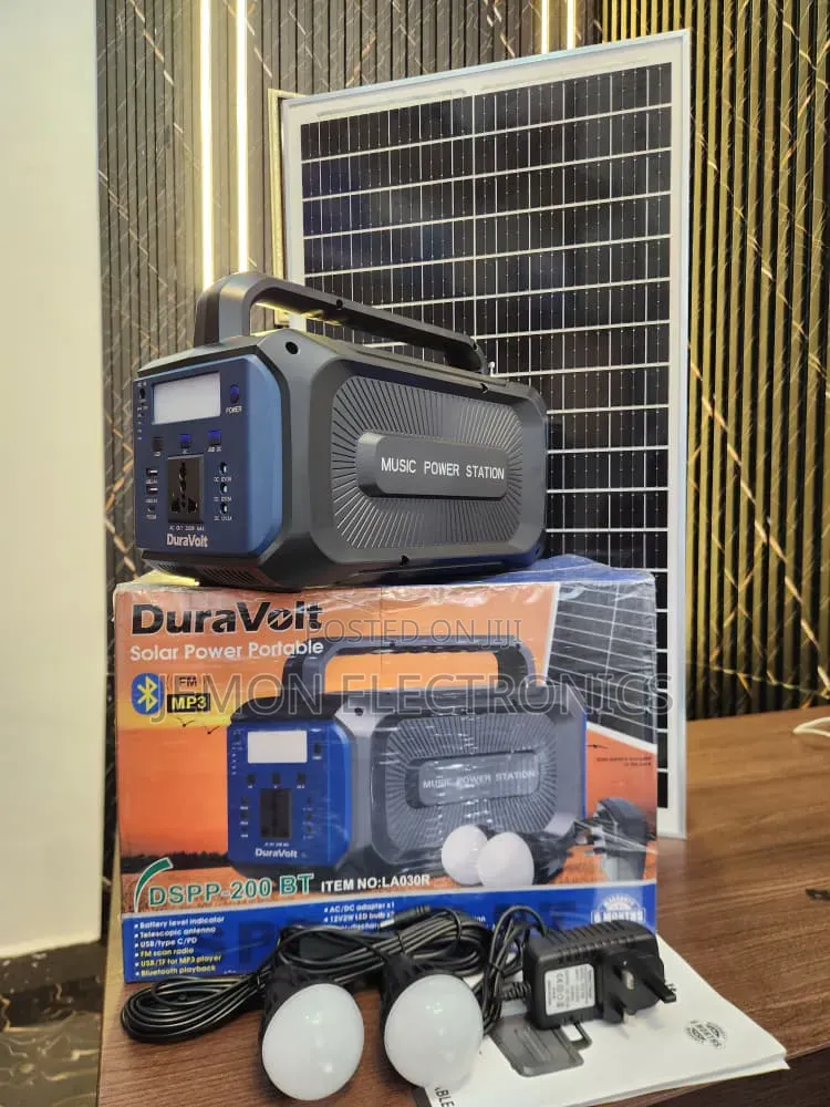 Brand New 200w Solar Generator With 50w Solar Panel