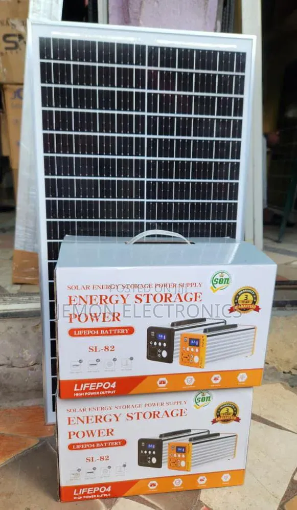 300w All in One Solar Generator With 50w Solar Panel