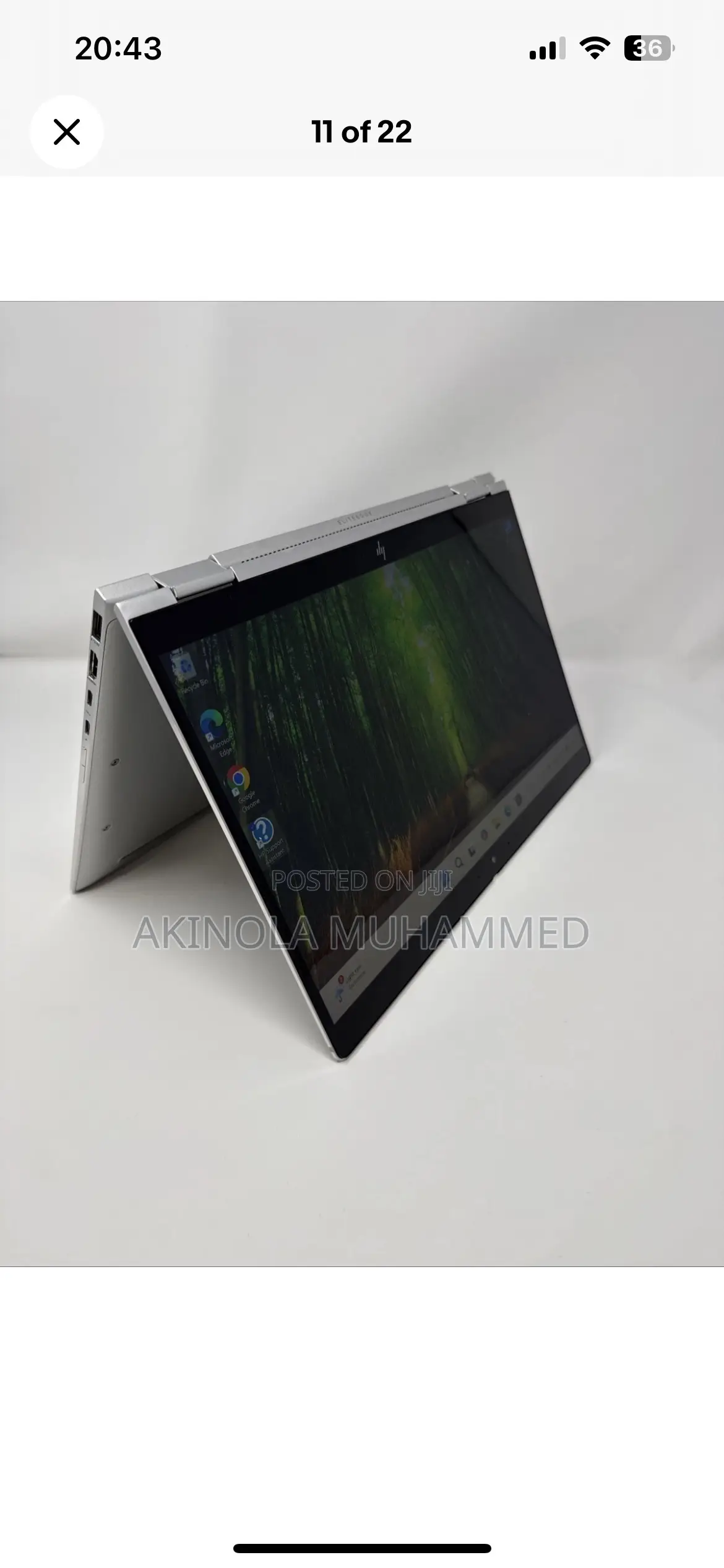 Laptop HP EliteBook 1040 G6 8GB Intel Core i5 SSD 256GB