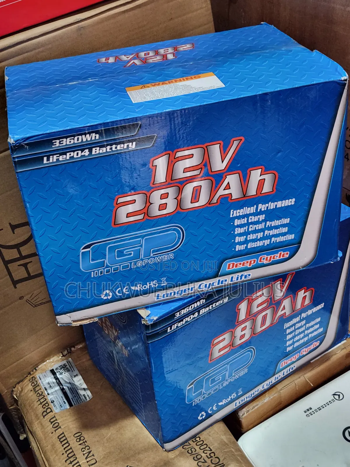 Brand New Lgpower 12v 280ah Lifepo4 Deep Cycle Battery (3360wh)