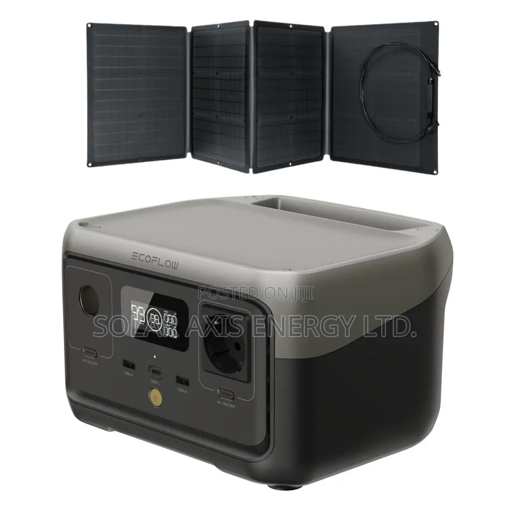 EcoFlow RIVER 2 Solar Generator – Portable Power Station