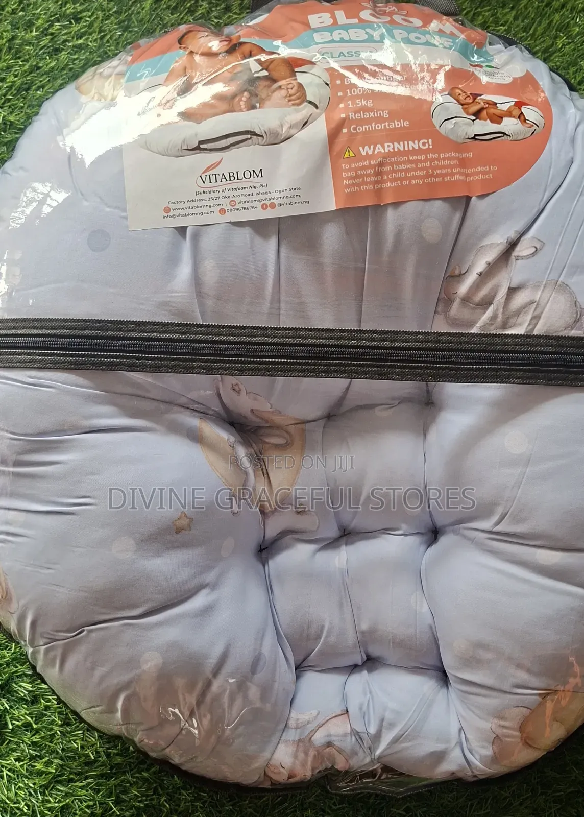 Portable Baby Pouf