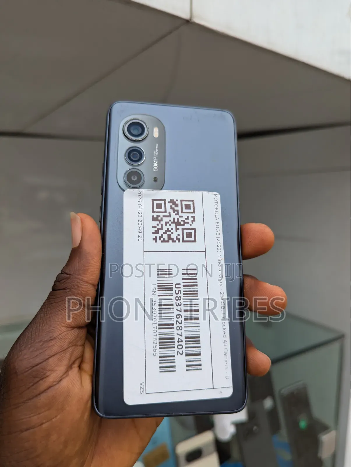 Motorola Edge (2022) 256 GB Black
