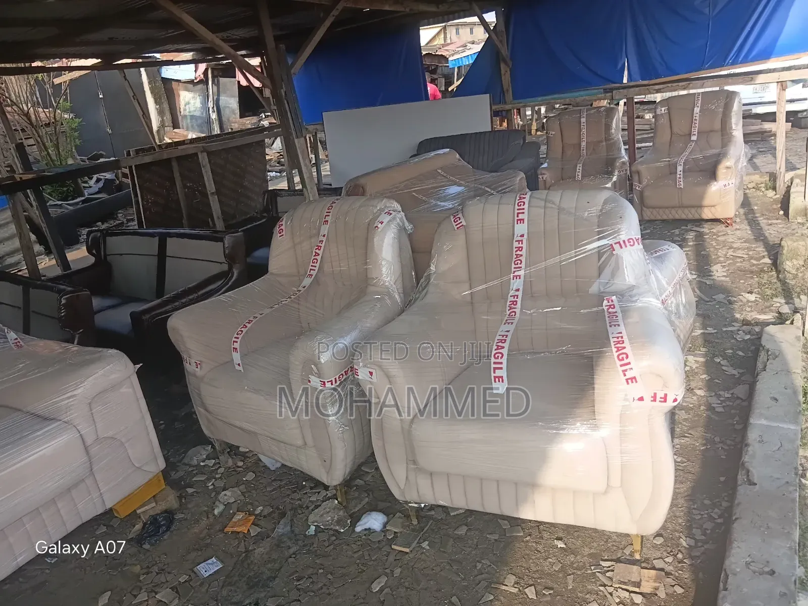 Upholstery Cushion Chair.