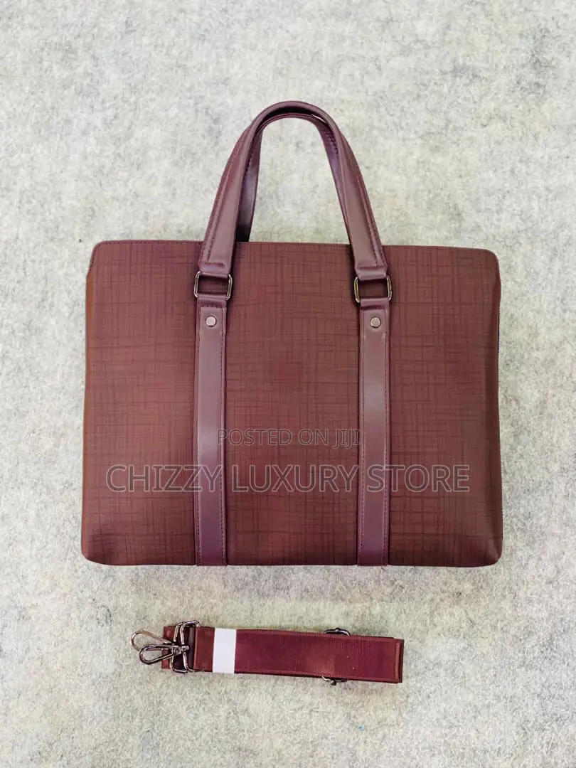 High Quality Men Genuine Leather Laptop Bag