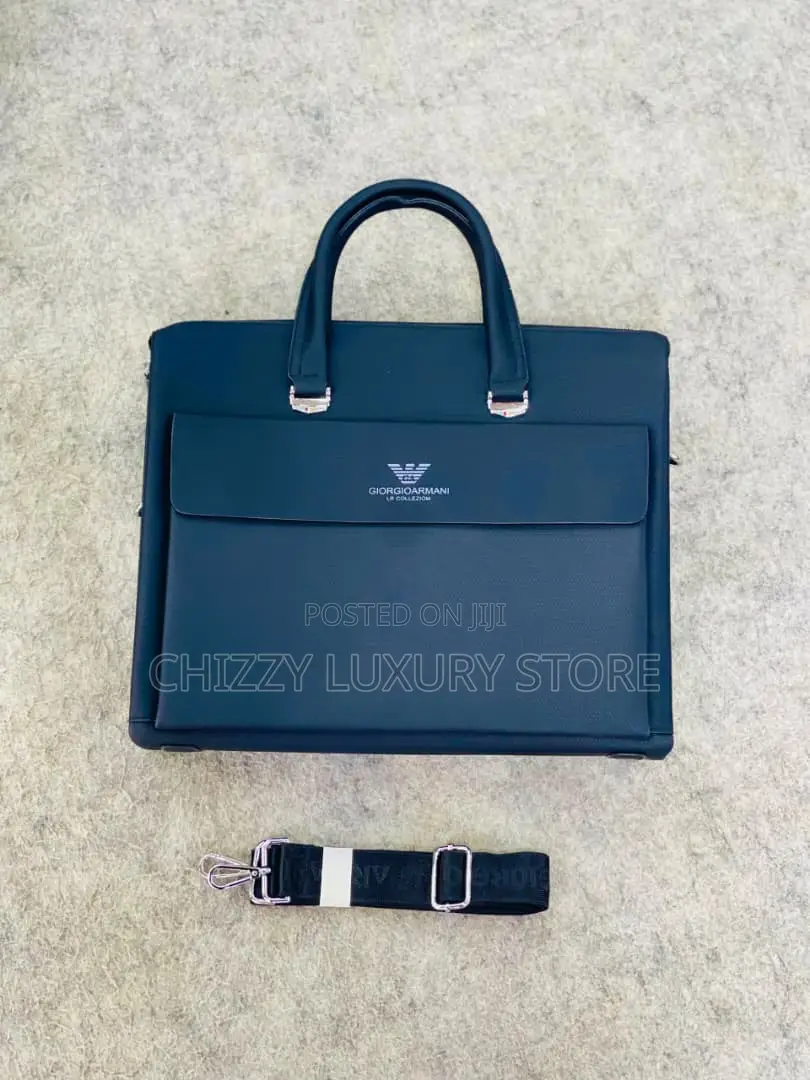 High Quality Men Genuine Leather Laptop Bag