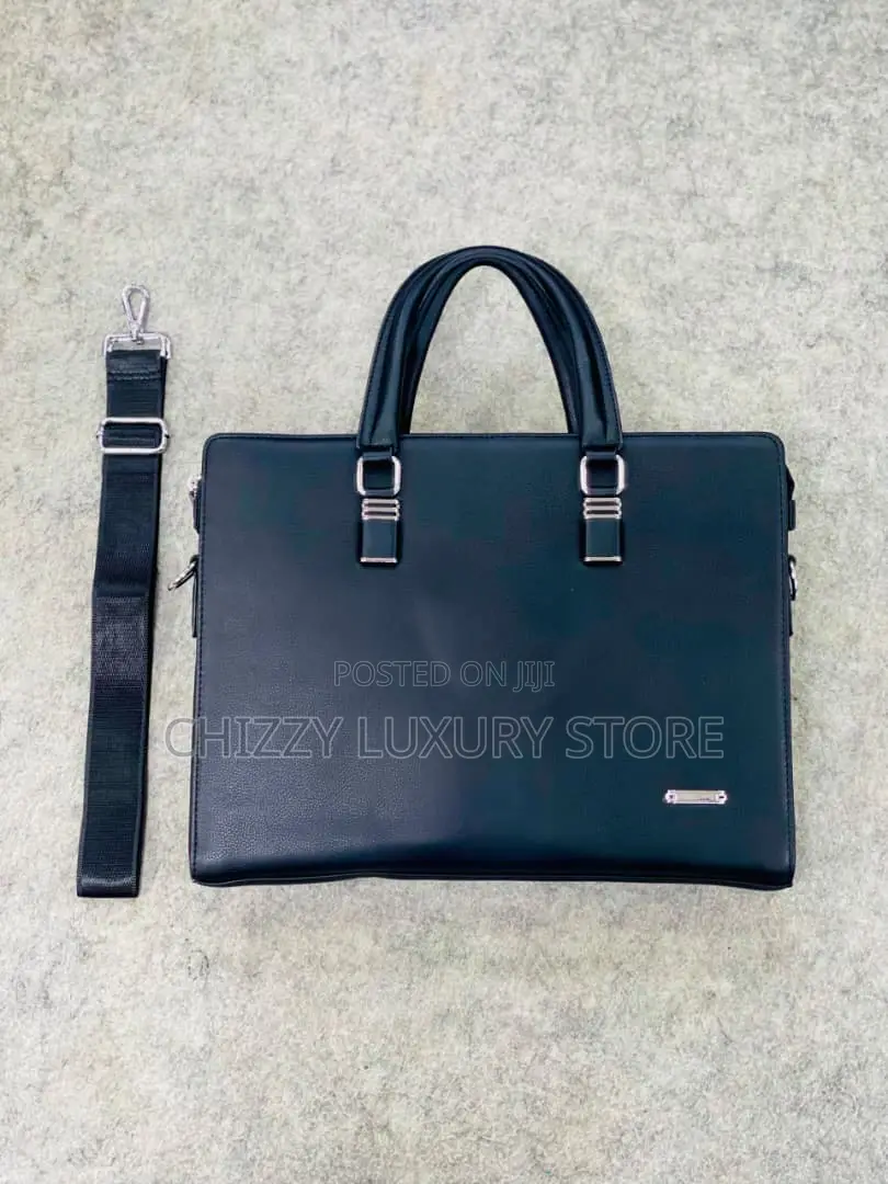 High Quality Men Genuine Leather Laptop Bag