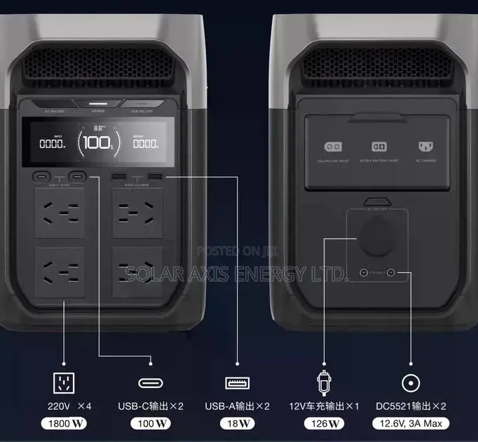 EcoFlow DELTA 3 1000 Solar Generator – Portable Power Solution