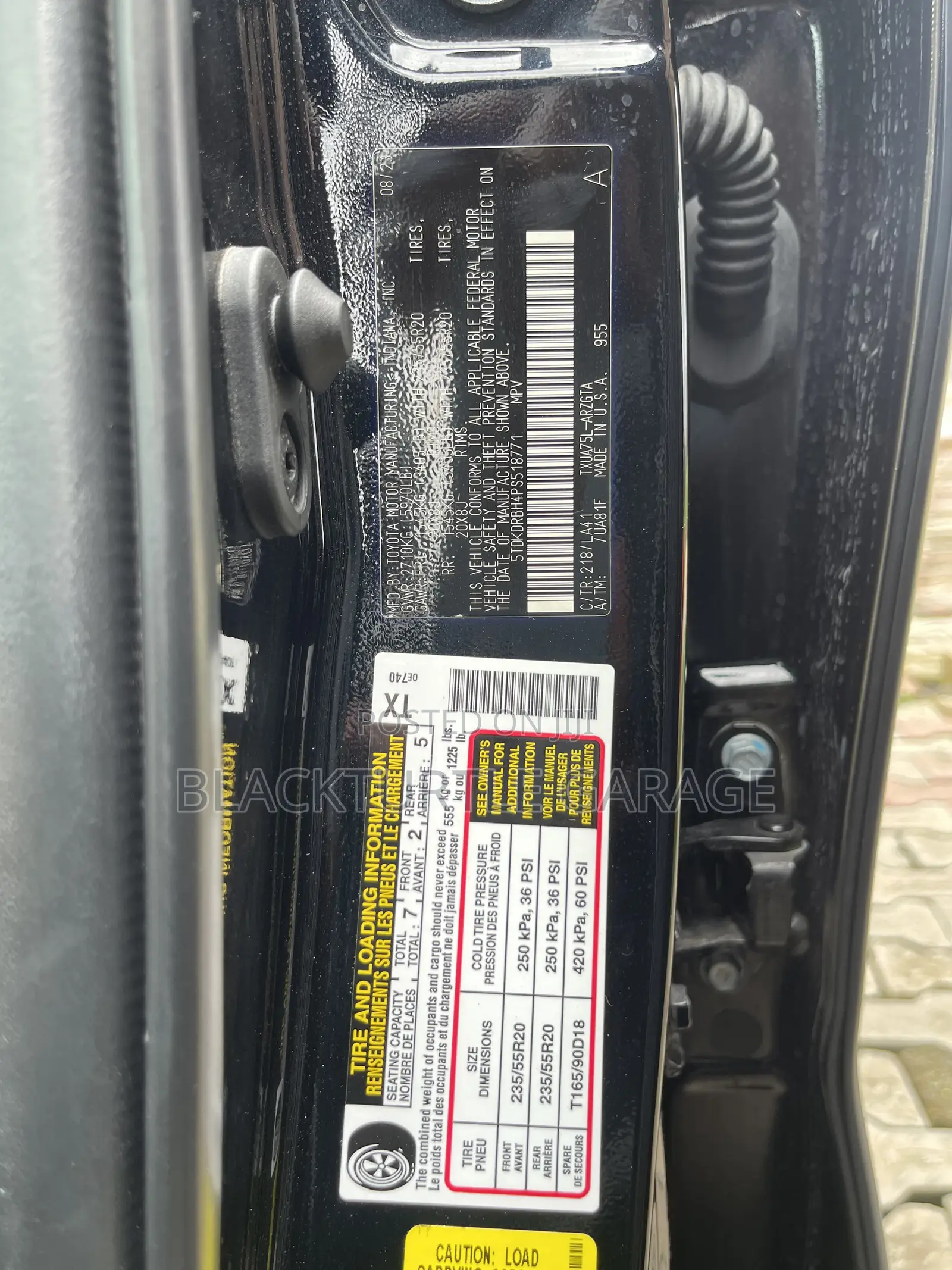 Toyota Highlander 2024 Black