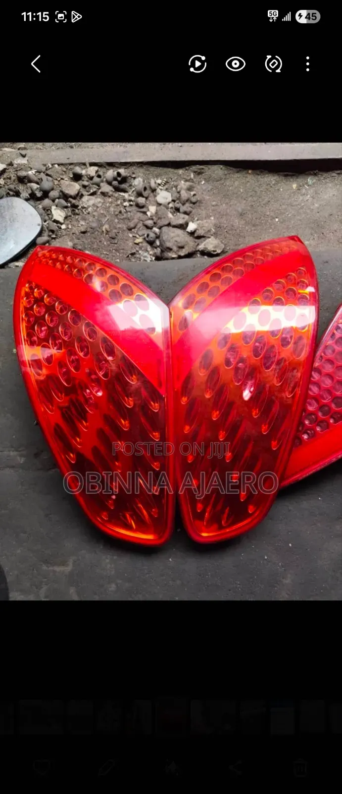 100% Back Lights 307cc Peugeot