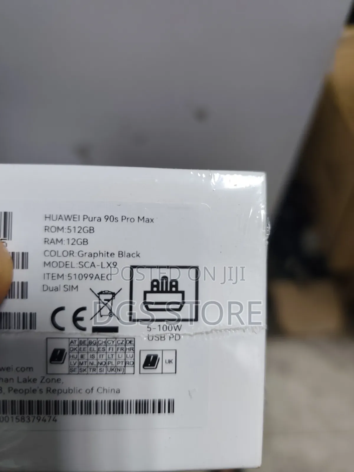New Huawei Pura 90 Pro Max 512 GB Black
