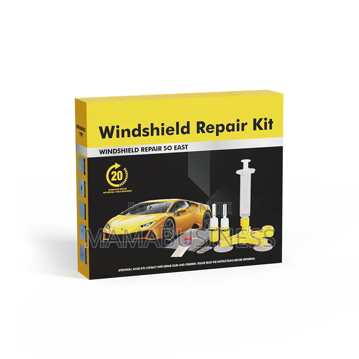 Glass Repair Liquid Traceless Car Windshield Crack Quick Repair
