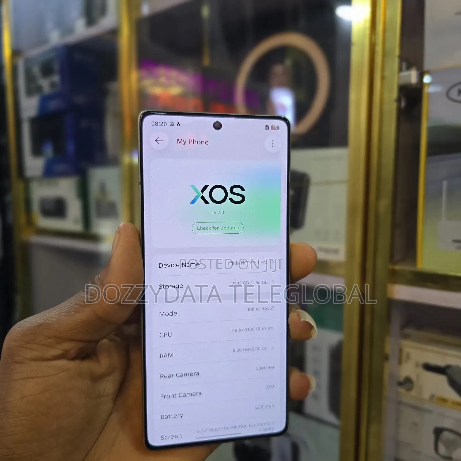 Infinix Note 50 Pro 256 GB Gray