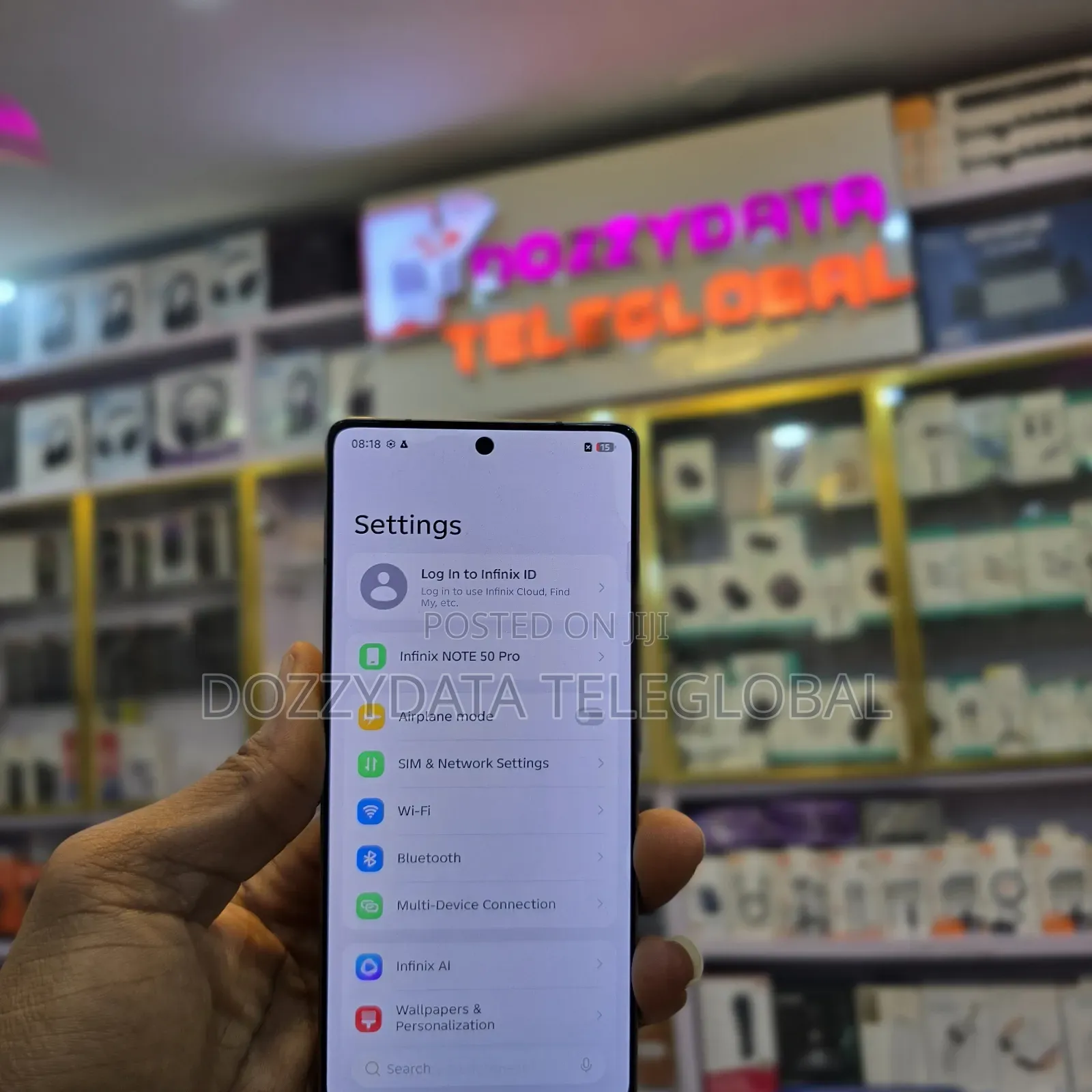 Infinix Note 50 Pro 256 GB Gray