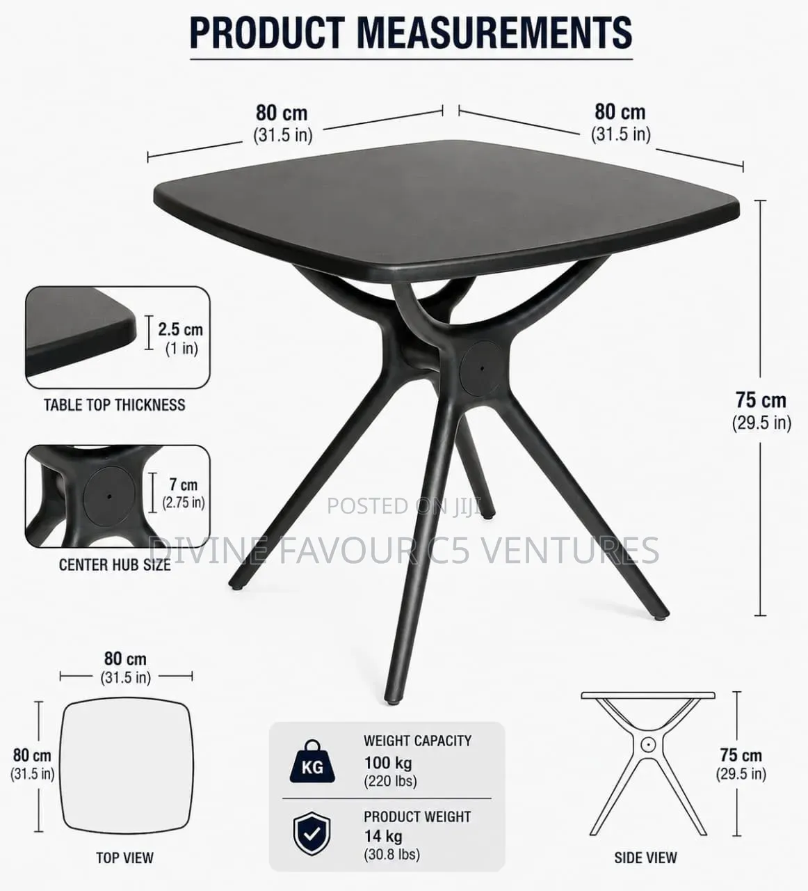 Dining / Bar Table for Homes and Restaurants