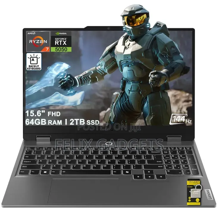 New Laptop Lenovo LOQ 15AHP10 16GB AMD Ryzen 7 SSD 512GB