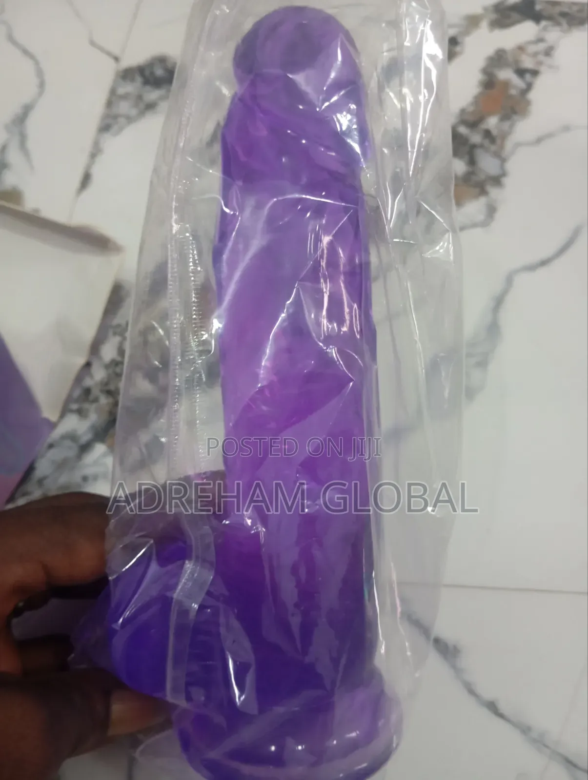 7 Inches Transparent Jelly Dildo -
