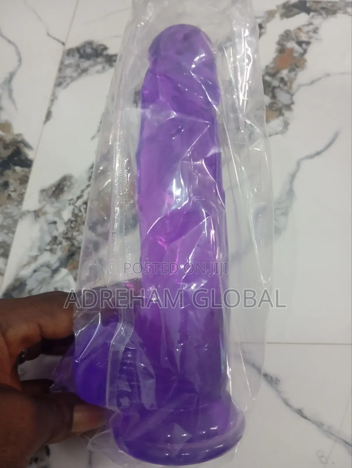 7 Inches Transparent Jelly Dildo -