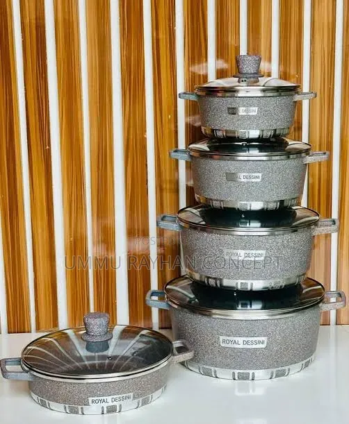 10pcs Never-Stick Cookware Set