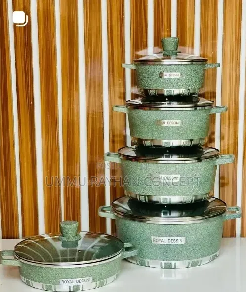 10pcs Never-Stick Cookware Set