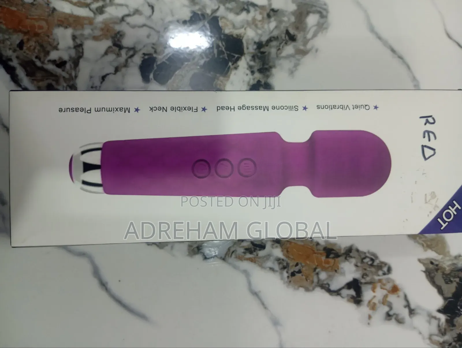 Vibrating Magic Wand Pink and Purple Colour Available)