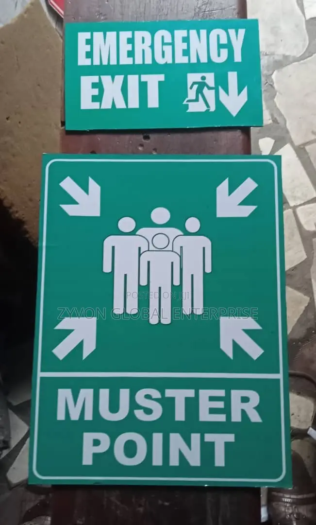 Muster Point Signage